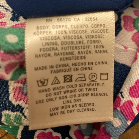 NWT never worn Anthropologie x Maeve botanica floral faux wrap dress, size 2 - Picture 9 of 10